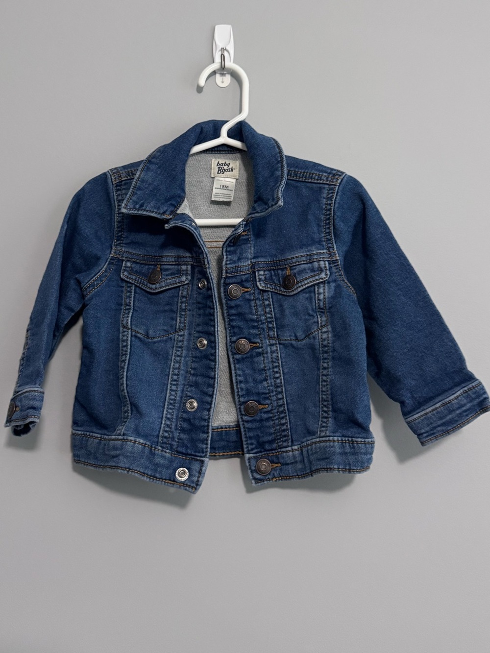 GAP Kids Blue Denim Button-Front Jacket